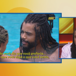 Eliminado do BBB 25, Diogo reage a briga com Aline na piscina: 'errei a mão'