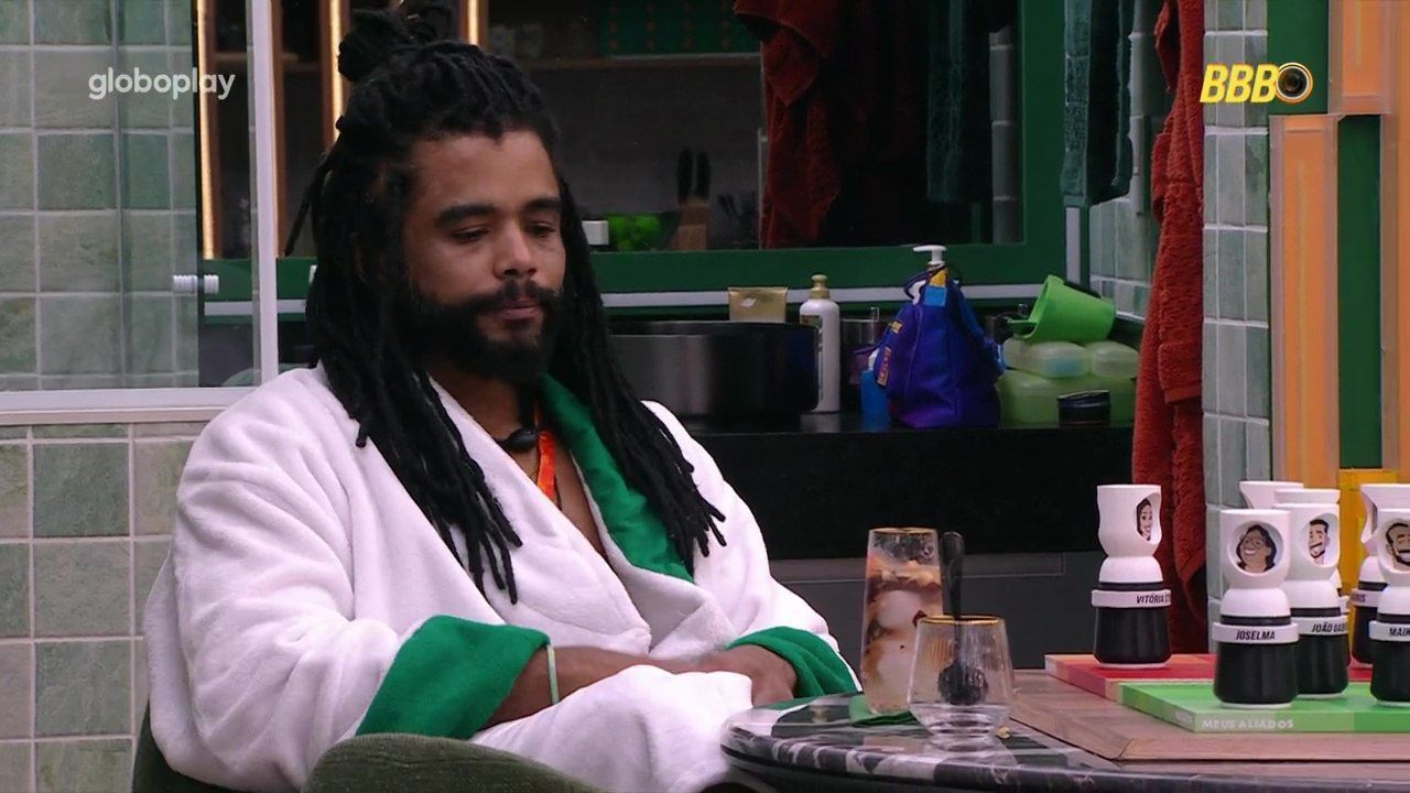BBB 25: Diogo diz estar confuso sobre indicação de Aline e Vinícius ao Paredão e crava novo alvo