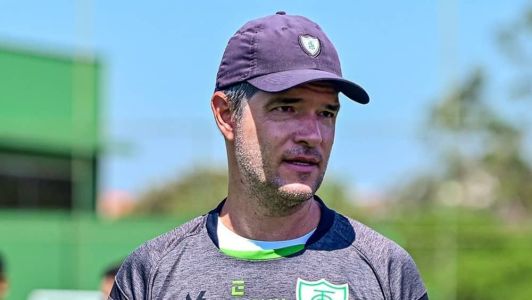 Diogo Giacomini durante treinamento no Lanna Drumond