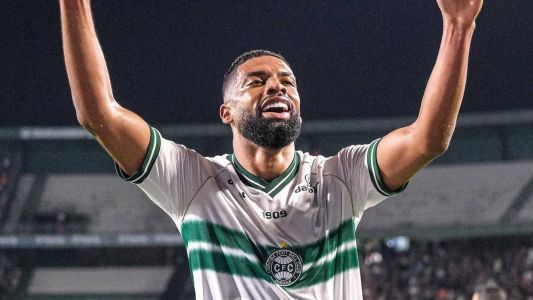 Diogo Oliveira marcou logo na estreia pelo Coritiba