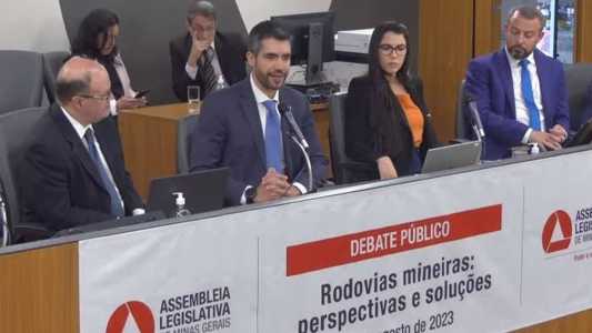 Diretor da ANTT, Guilherme Theo Sampaio, participou de debate pública na ALMG nesta segunda-feira (28)
