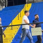 Quais os dirigentes do Cruzeiro assistiram ao jogo com o Bragantino?