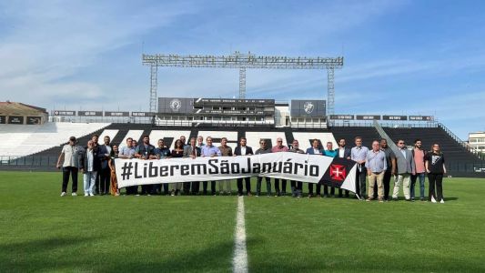 Dirigentes do Vasco pedem a liberação do estádio de São Januário