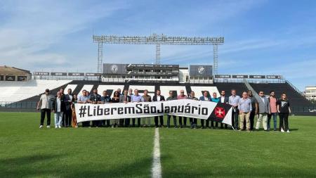Dirigentes do Vasco pedem a liberação do estádio de São Januário