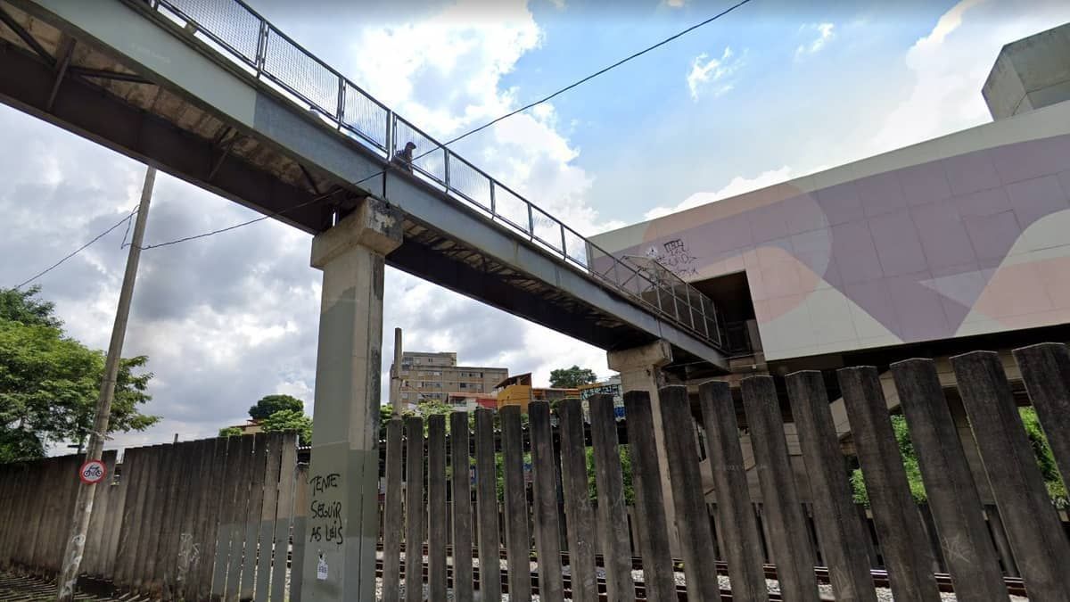 Homem é baleado na passarela da estação Santa Tereza do metrô de Belo Horizonte