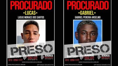 Disque Denúncia leva à recaptura de dois traficantes no RJ