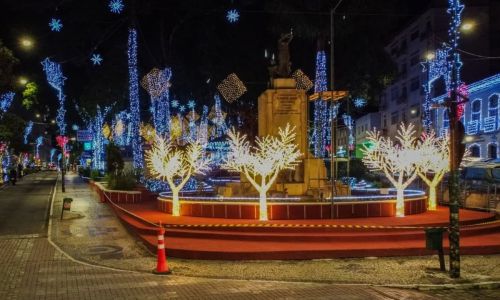Decoração de natal em Barbacena