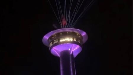 DJ realiza show direto de torre em Nova Lima, na Grande BH