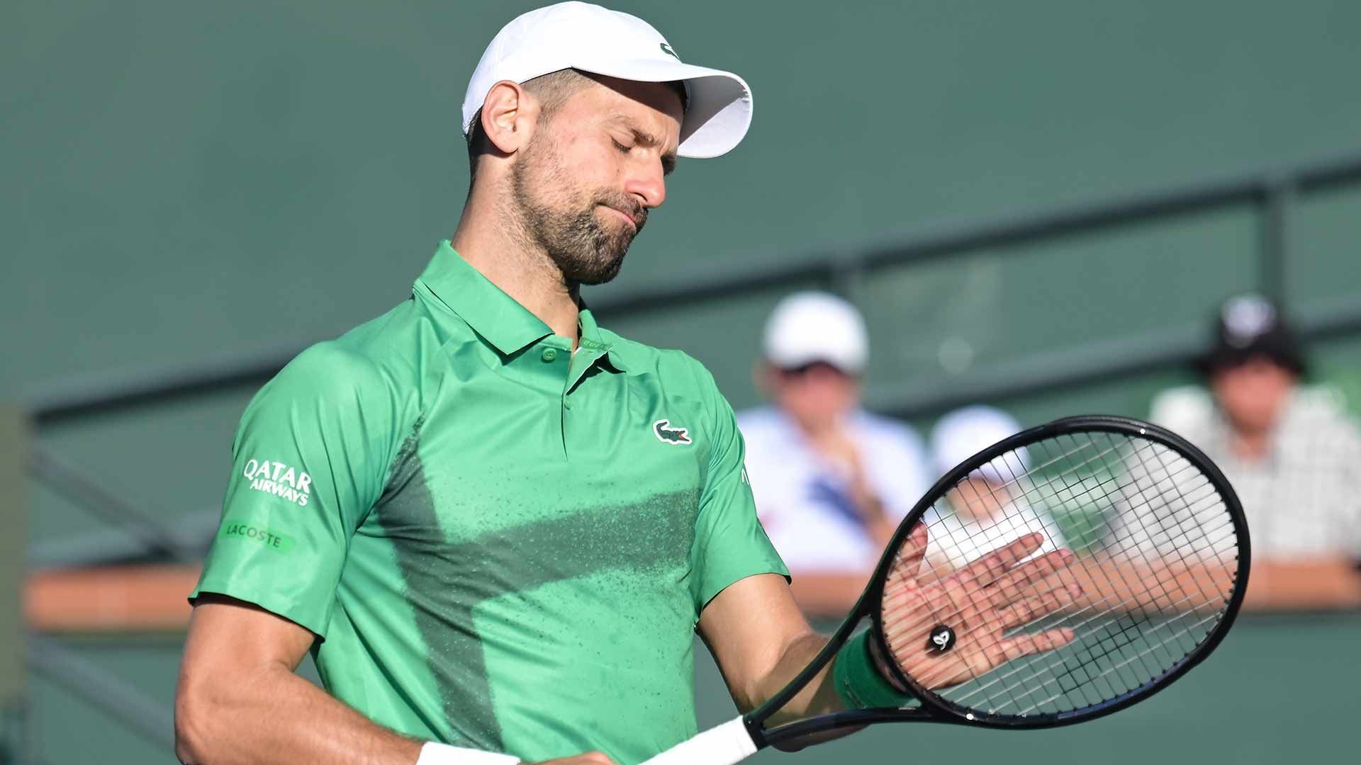 Djokovic surpreende e é eliminado na estreia do Indian Wells; Alcaraz avança