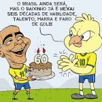 Charge do Duke | Romário completa 60 anos