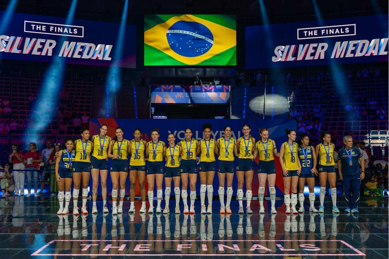Com brasileiras, veja eleitas para time ideal da Liga das Nações de Vôlei