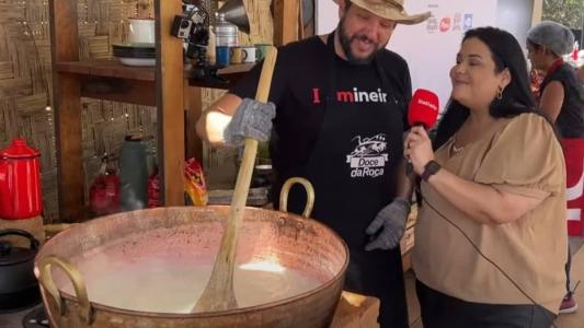 Doce de leite no tacho protagonizou receita no Festival de Tiradentes