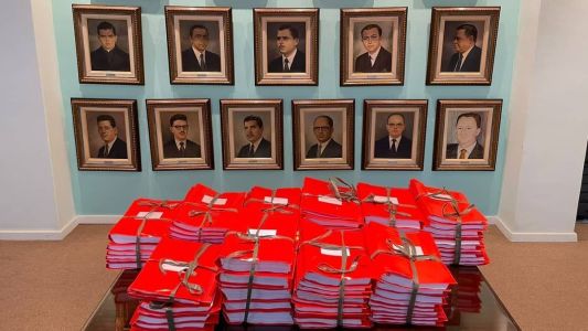 Documentos entregues pelo MPC à Câmara Municipal