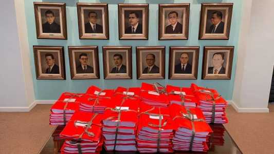 Documentos entregues pelo MPC à Câmara Municipal