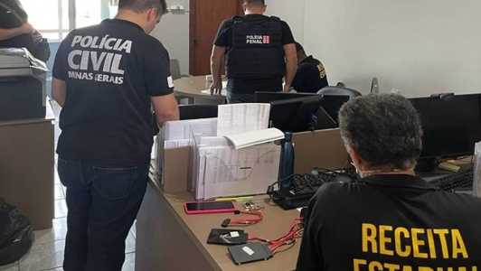 Documentos foram apreendidos na casa de Alvimar Perrella, em Nova Lima