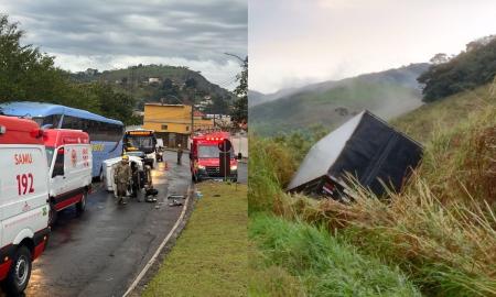 dois acidentes transito juiz de fora chácara