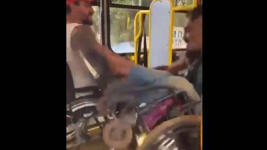 Dois cadeirantes brigaram em Campo Grande, capital do Mato Grosso do Sul