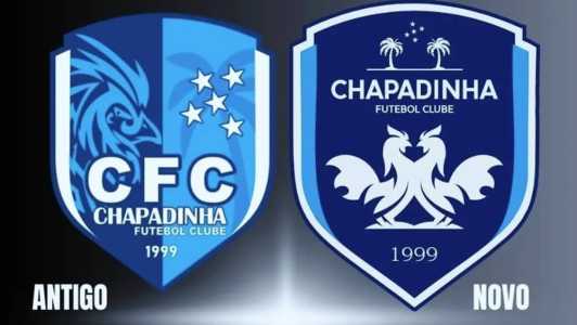 Dois escudos do Chapadinha têm referências a símbolos de Atlético e Cruzeiro