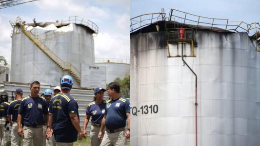 Dois funcionários são encontrados mortos dentro de tanque de combustível após explosão no RJ