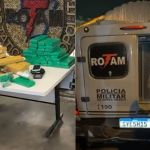 Dois homens são presos com 166 barras de maconha em operação da Rotam, na Grande BH