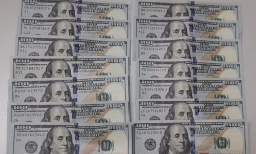 dolares apreendidos pf estrangeiros  UAI Juiz de fora - divulgação PF