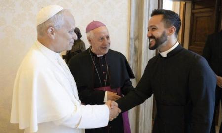 Dom Gil Antônio Moreira se encontrou com o Papa Leão XIV no Vaticano