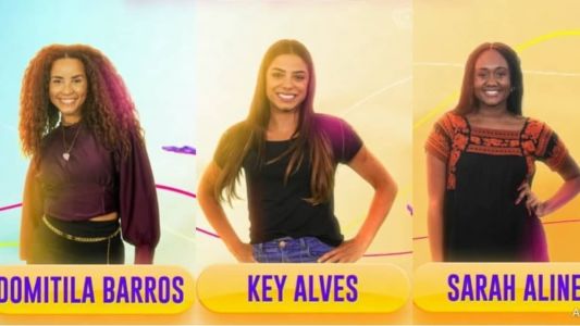 Domitila, Key e Sarah estão no paredão
