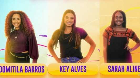 Domitila, Key e Sarah estão no paredão
