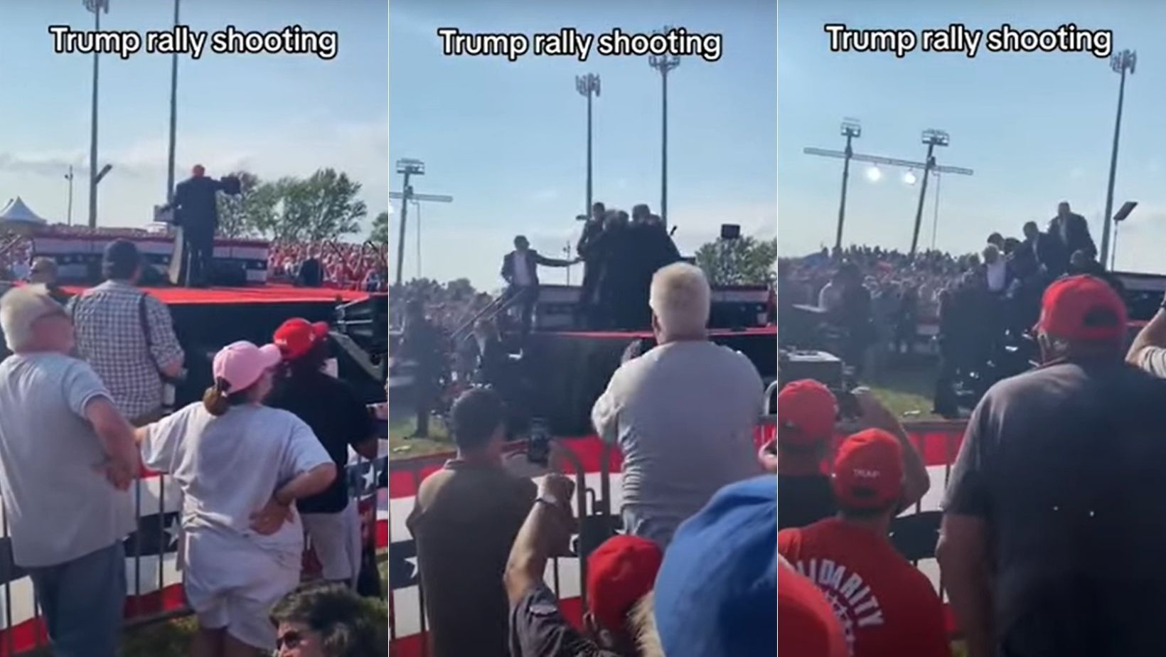 Vídeo gravado por trás de Trump mostra novo ângulo de atentado; confira