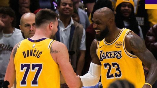 Companheiro de LeBron, Doncic foi o selecionado do Lakers