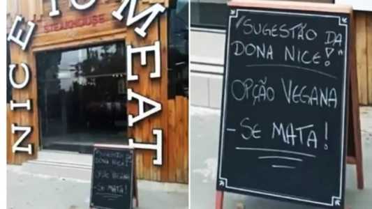Dono do estabelecimento diz que só quiser fazer uma piada