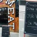 Churrascaria de Santos sugere que os veganos ‘se matem’
