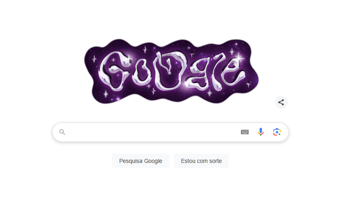 'Doodle' do Google: plataforma comemora virada do ano com traços do surrealismo