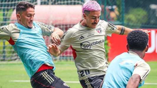 Dorival tem dúvidas para escalar São Paulo contra Athletico