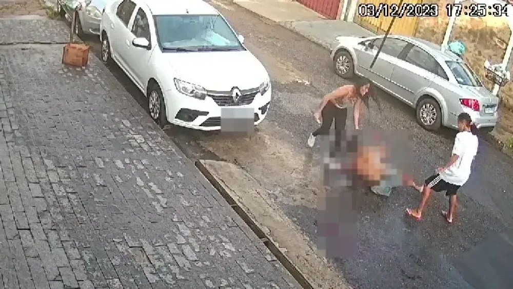 Vídeo: mulher que matou ex-esposa do marido no meio da rua é presa na Grande BH