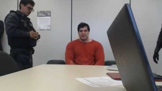 Renê da Silva Nogueira Júnior durante sua audiência de custódia