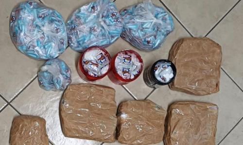 Droga apreendida pela PF.