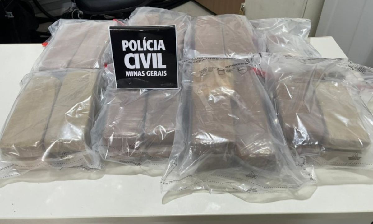 PCMG prende em flagrante rapaz com mais de 20 kg de maconha em Barbacena