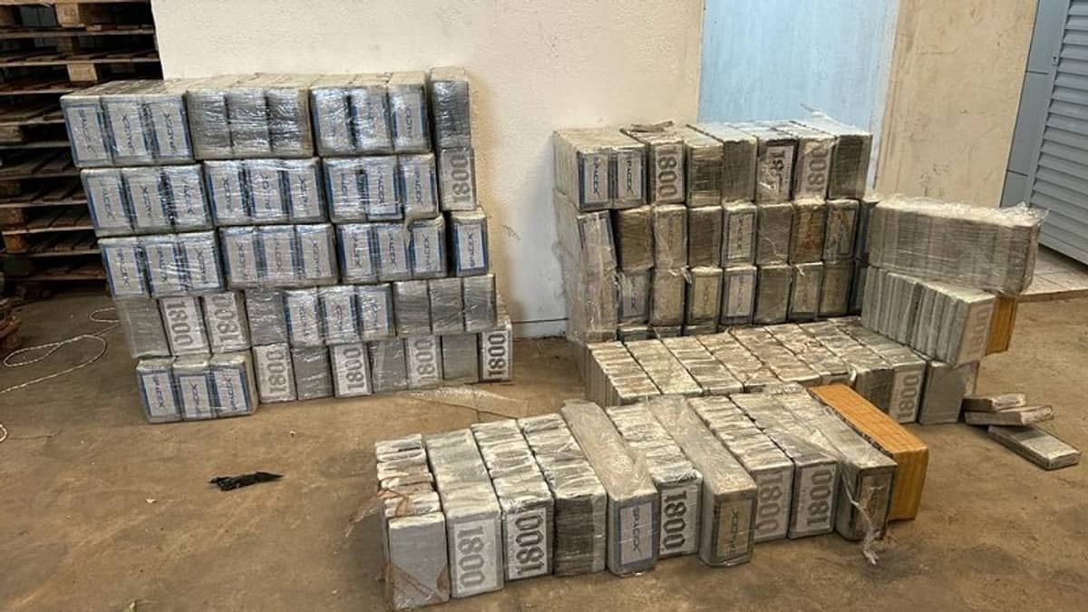 Quatro homens são presos em galpão com 1,2 tonelada de cocaína em Guarulhos 