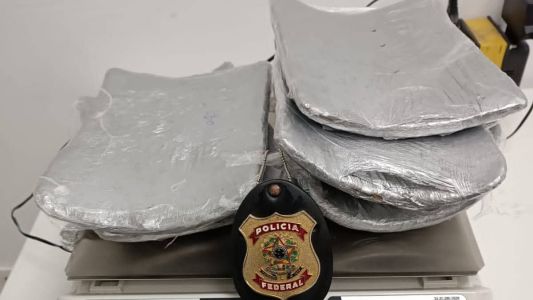 Droga foi apreendida pela Polícia Federal