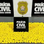 Polícia Civil apreende cerca de 1 mil comprimidos de 'abacaxizinho' em MG
