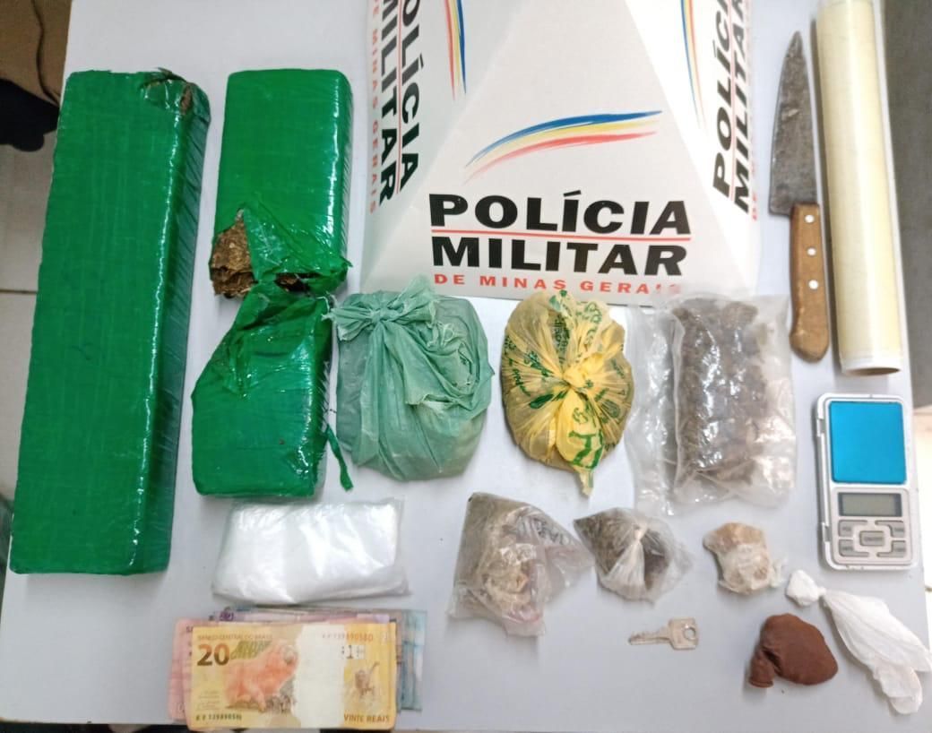 Suspeito de tráfico é apreendido com drogas no Vila Celeste, em Ipatinga