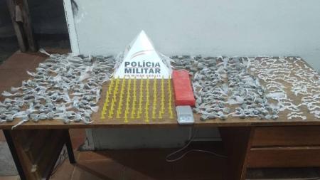 Drogas apreendidas pela polícia