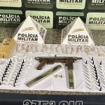 Drogas e submetralhadora são apreendidas com adolescentes em Coronel Fabriciano 