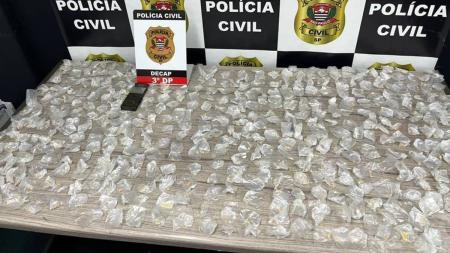 Drogas prontas para a venda foram apreendidas nas operações na Cracolândia