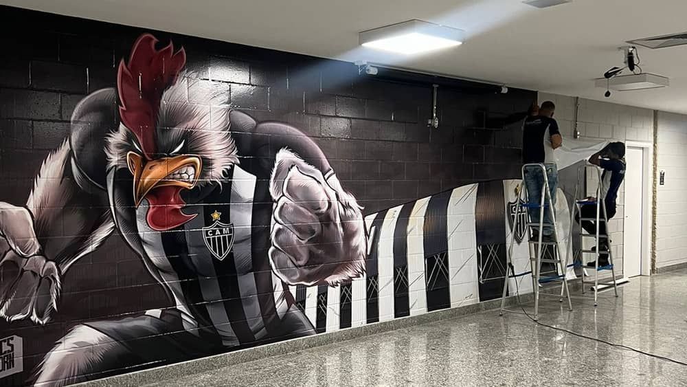 Atlético mostra atualização de 'decoração interna' da Arena MRV; veja