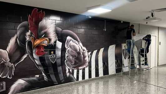 Atlético mostra atualização 'decoração' interna da Arena MRV; veja