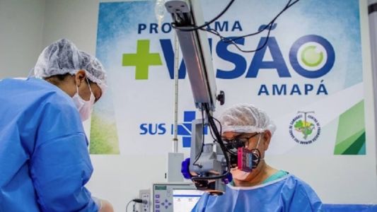 Das 140 pessoas que fizeram cirurgia de catarata pelo Mais Visão do Amapá no início de setembro, 101 tiveram complicações