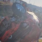 Carro capota, mata um homem e deixa duas crianças feridas na BR-040, na Grande BH