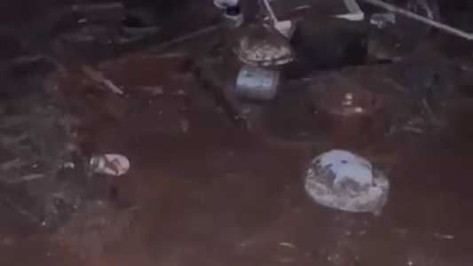 Duas pessoas foram socorridas com ferimentos leves pelo Corpo de Bombeiros